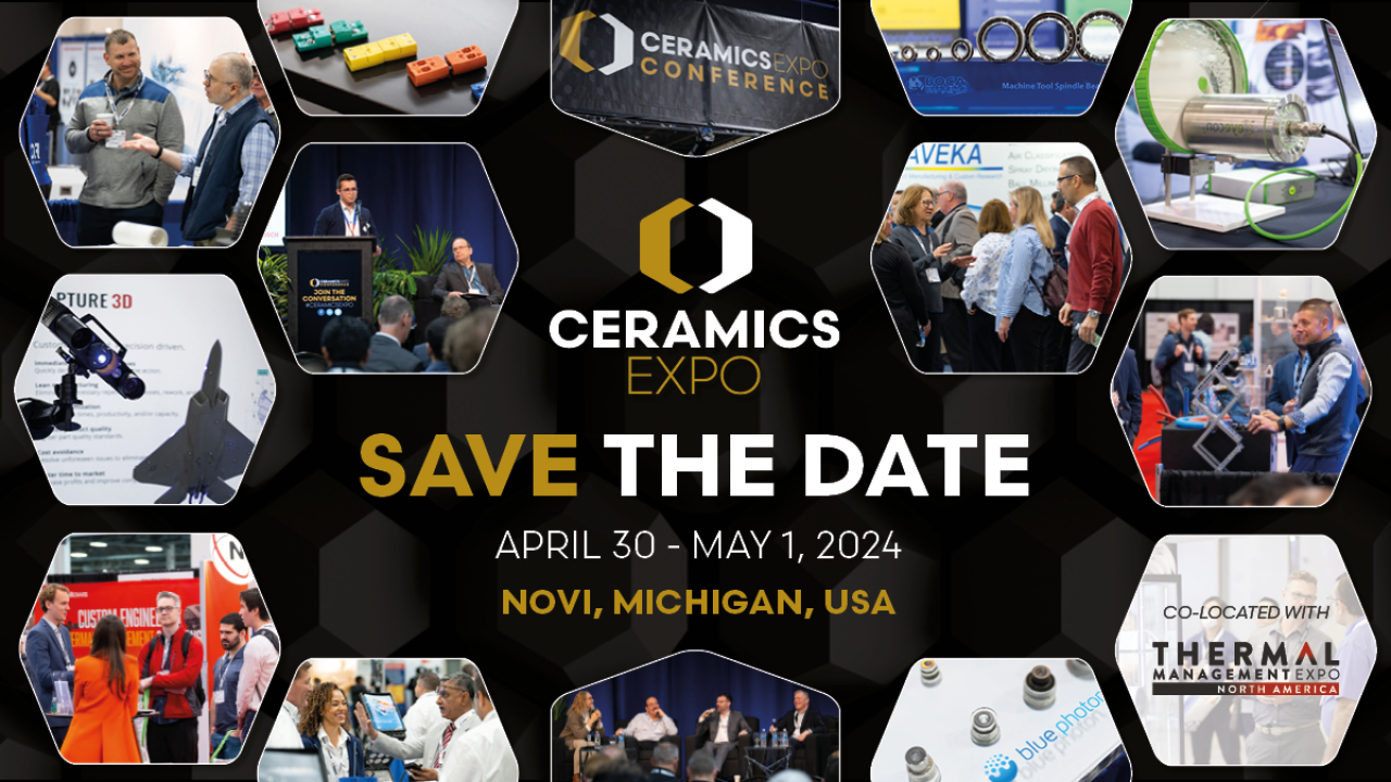 2024第9届美国工业陶瓷技术展览会(Ceramics Expo)